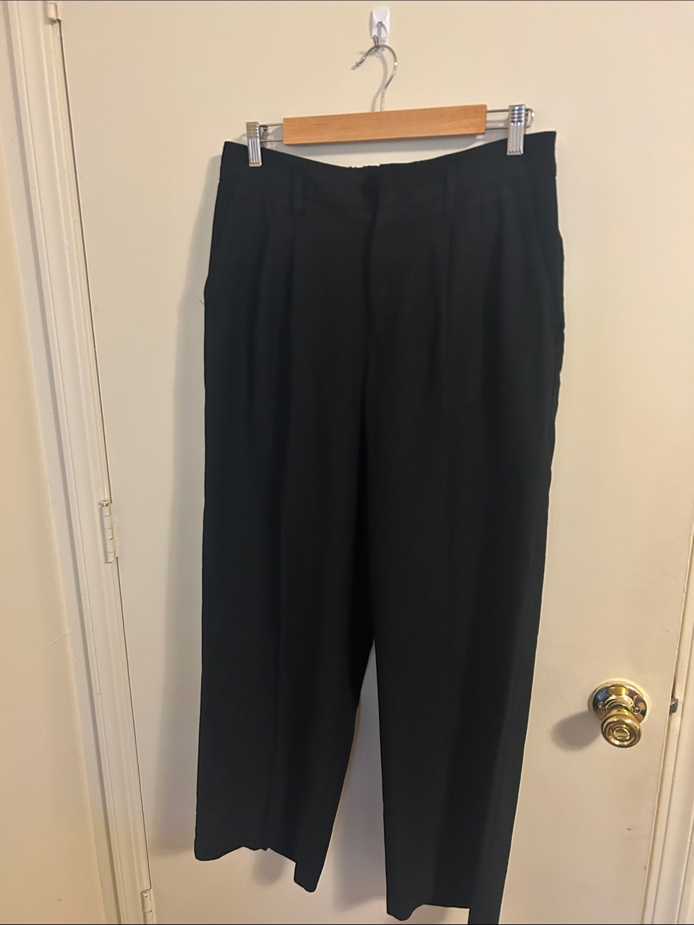a new day Black Wide-Leg Dress Trousers